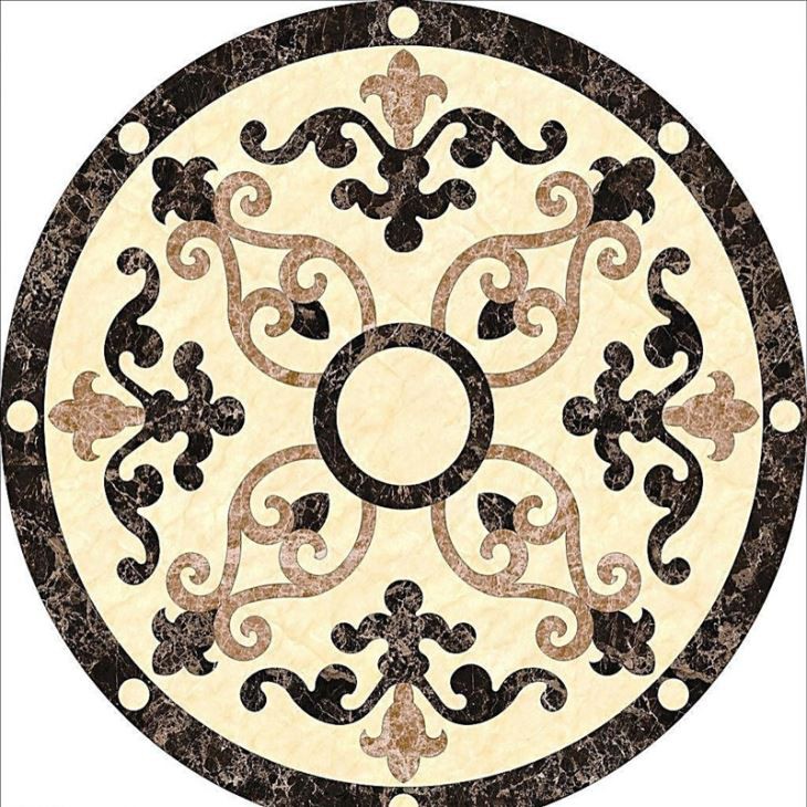 Marble Waterjet Medallion For Flooring