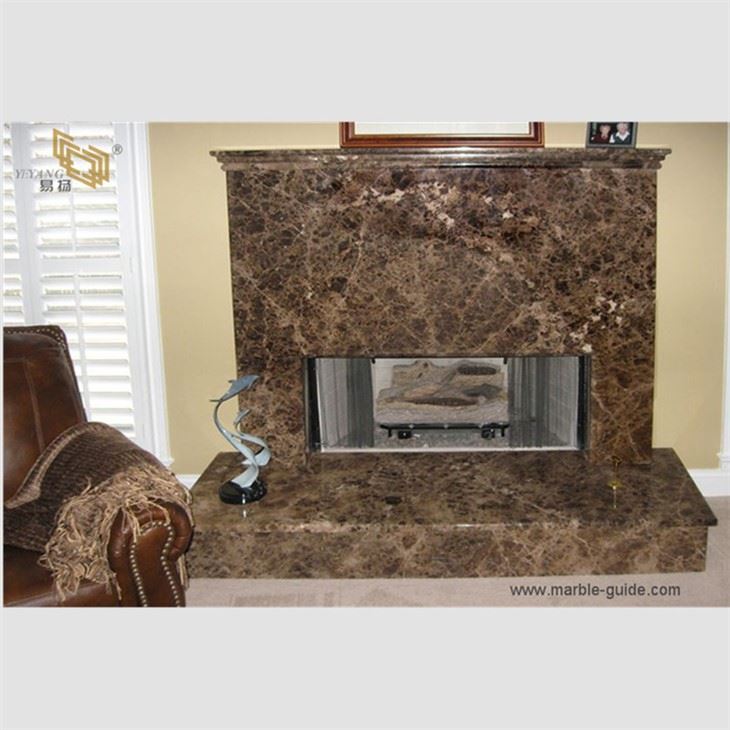 China Dark Emperador Brown Marble Countertop